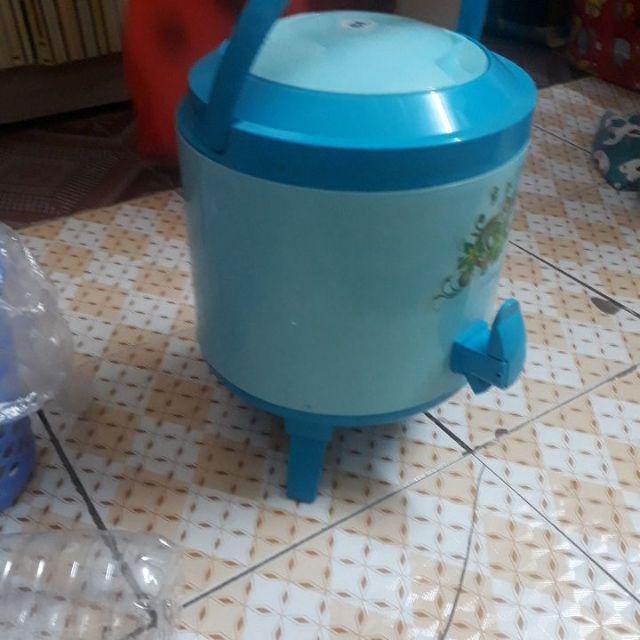Bình giữ nhiệt,thùng đá giữ nhiệt có vòi và quai xách Việt Nhật 6L 8L 10L