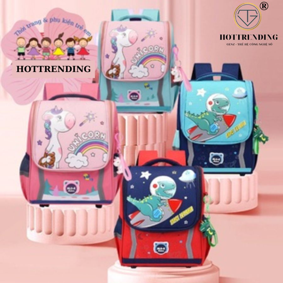 Cặp chống gù Balo học sinh mẫu giáo tiểu học cho bé từ lớp 1 đến lớp 5 chất liệu cao cấp