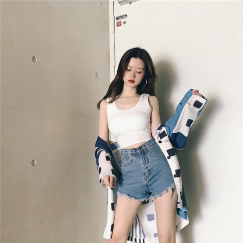 [Mã WAMT10K giảm 10k cho đơn 0k] Áo Ba Lỗ Croptop Co Dãn Ôm Body Phong Cách Hàn Quốc SIXTEEN. | BigBuy360 - bigbuy360.vn