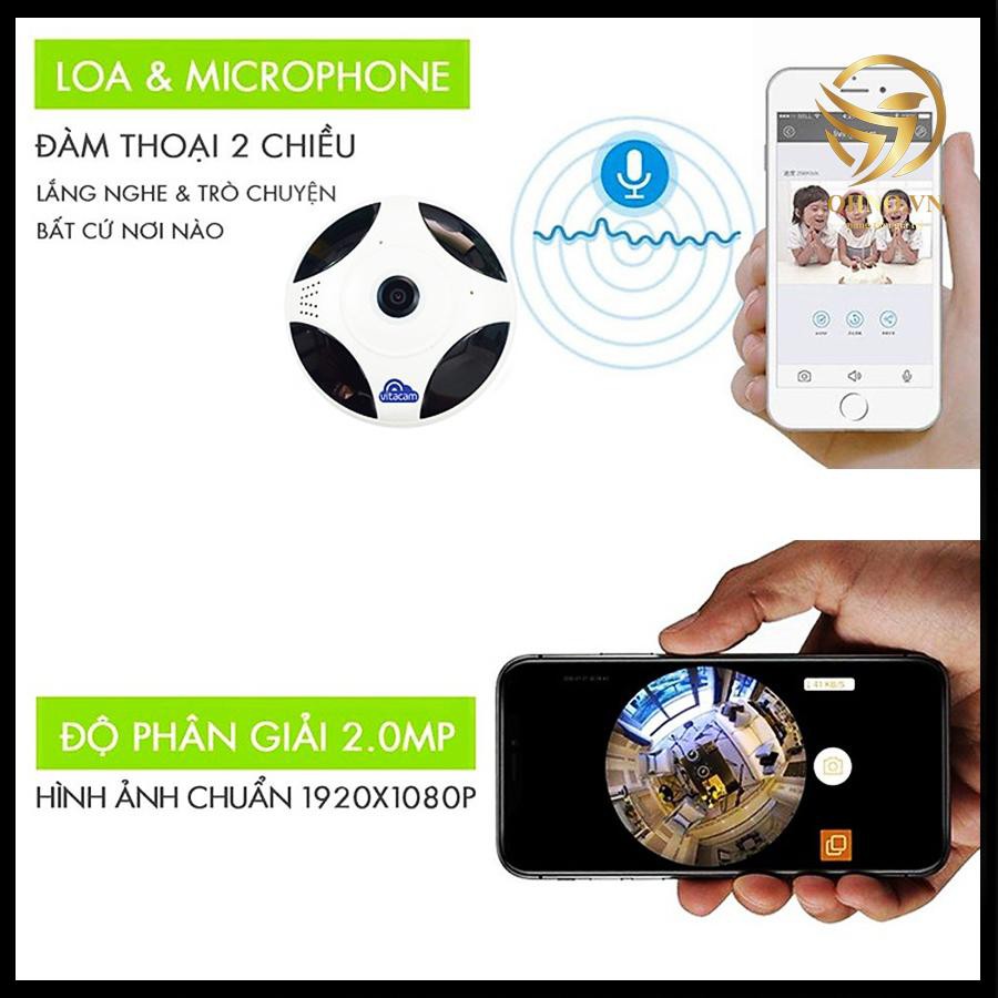Camera IP Wifi Vitacam VR1080 mắt cá quan sát toàn cảnh HD 1080P 2.0MXP – OHNO Việt Nam | BigBuy360 - bigbuy360.vn