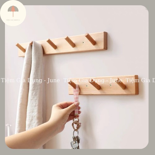 Giá gỗ treo quần áo đẹp, kệ trang trí  decor phòng ngủ,móc treo quần áo