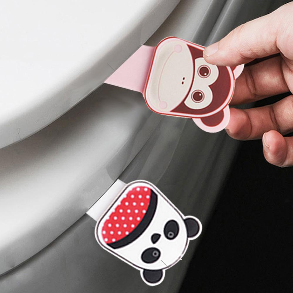 IVORY Vỏ Bọc Nâng Nắp Bồn Cầu Trong Suốt Tránh Tiếp Xúc Trực Tiếp Tiện Dụng Cho Nhà Tắm / Du Lịch