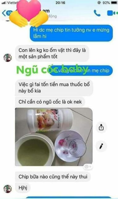 NGŨ CỐC BABY CAO CẤP GOLD