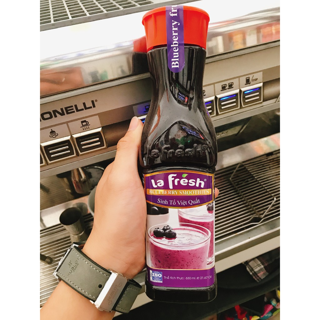 Sinh Tố Việt Quất Chai Lafresh Đà Lạt 750ml