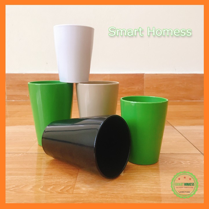 Cốc Uống Nước Nhựa Trơn Ly Phíp Dày Dặn Cốc Đánh Răng Chịu Nhiệt Cao Cấp Nhiều Kích Cỡ