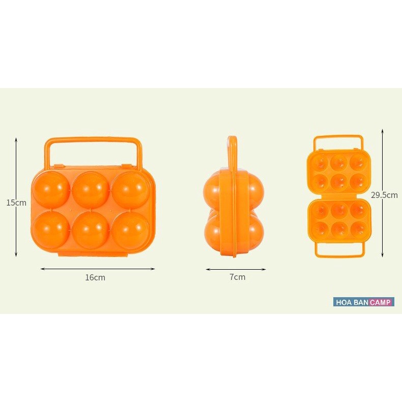 Hộp Đựng Trứng 6 Quả Xanh Dương