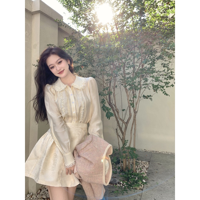 Set Áo khoác Áo sơ mi và Chân váy