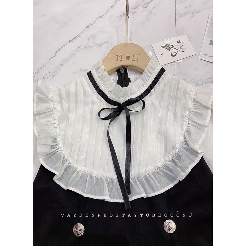 Váy Umi pha voan nơ 2 hàng cúc tiểu thư 👸🏻👸🏻👸🏻 | BigBuy360 - bigbuy360.vn