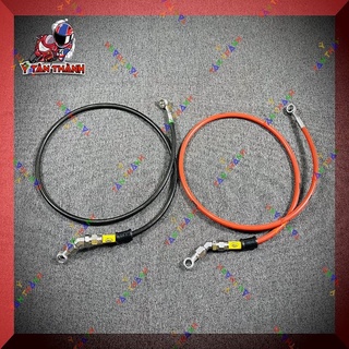 Dây dầu hel bấm đầu inox 45 độ cho các loại xe máy ms02