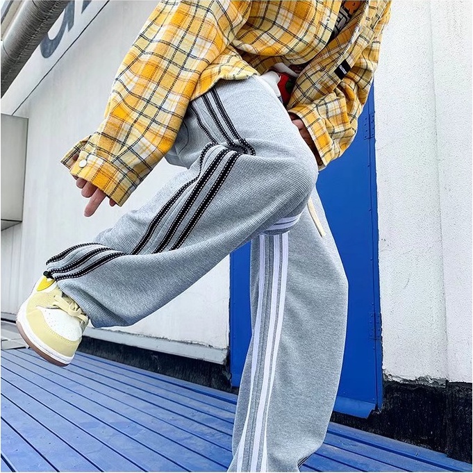 quần ống suông Sọc thời trang quần âu nam unisex quần thể thao nam dài chất đũi cao cấp quần jogger thể thao nam from rộng quần nữ trẻ tuổi quần baggy