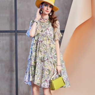 Đầm Lụa Mulberry Cao Cấp Phong Cách Châu Âu Thời Trang Mùa Hè 2023 Mới