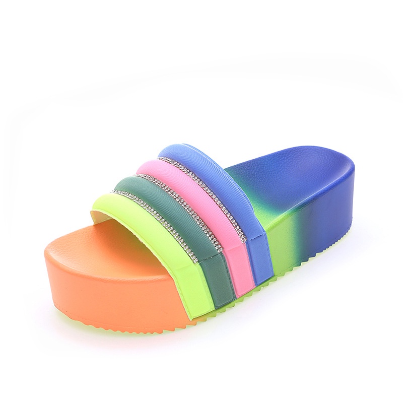 IELGY Dép  đế bằng nhiều màu phong cách thời trang cho nữ