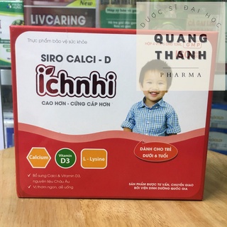 SIRO CALCI - D Ích nhi cho trẻ dưới 6 tuổi hộp 20 ống