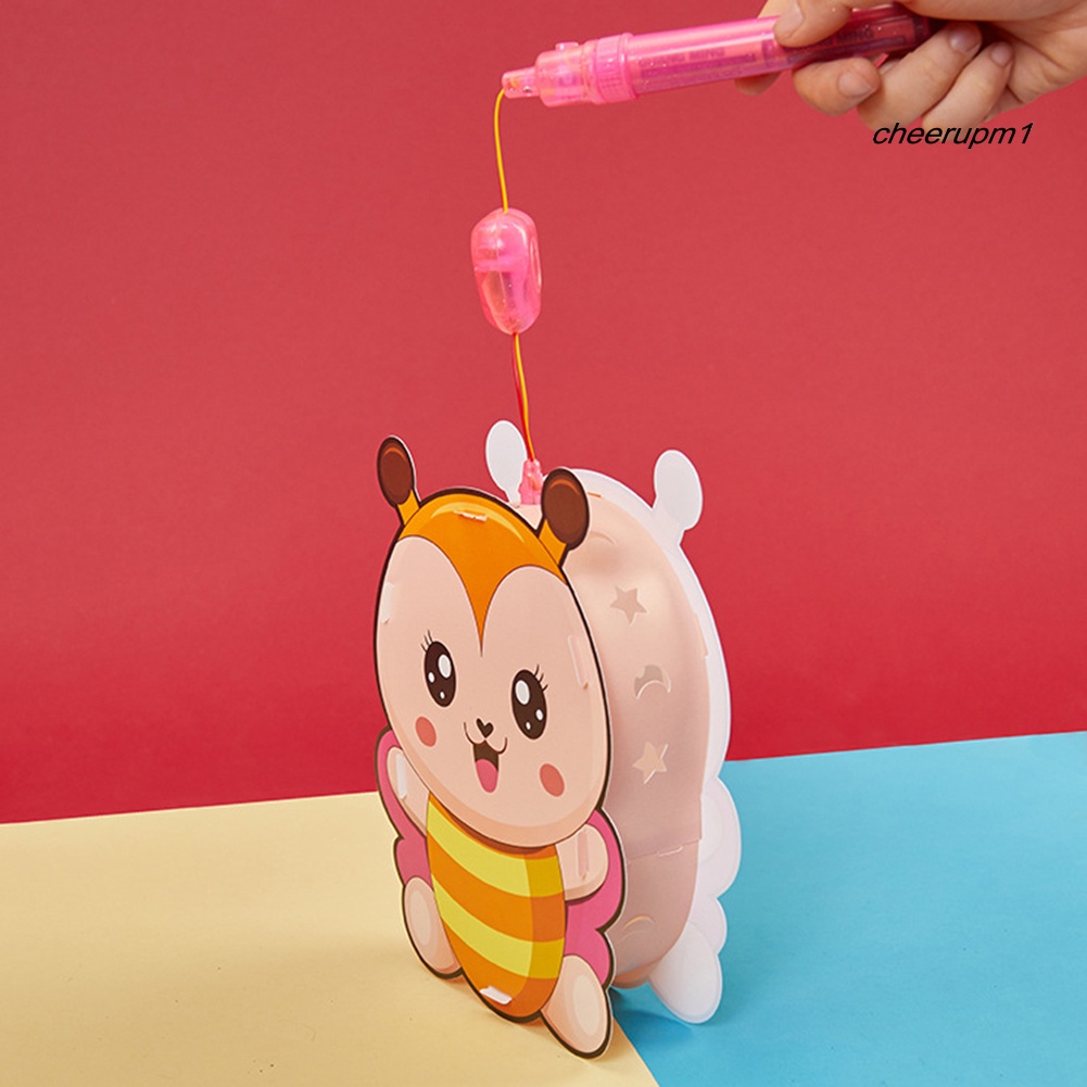 Lồng đèn hình hoạt hình có nhạc và đèn DIY dành cho bé