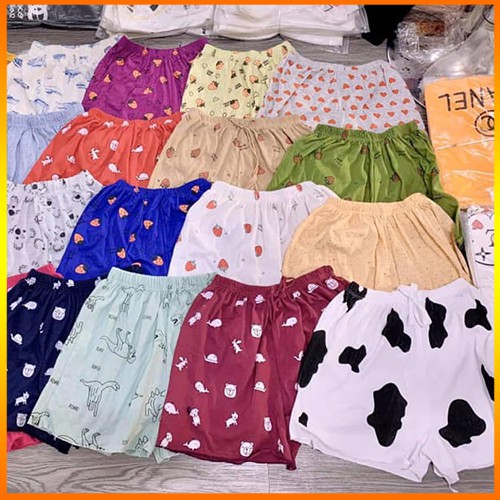 Quần Đùi Ngủ Nữ Mặc nhà, Chọn Mẫu Ngẫu Nhiên, Quần Short Nữ Mặc Ở Nhà Ngủ Siêu Thoải Mái, Chất Cotton Co Giãn | BigBuy360 - bigbuy360.vn