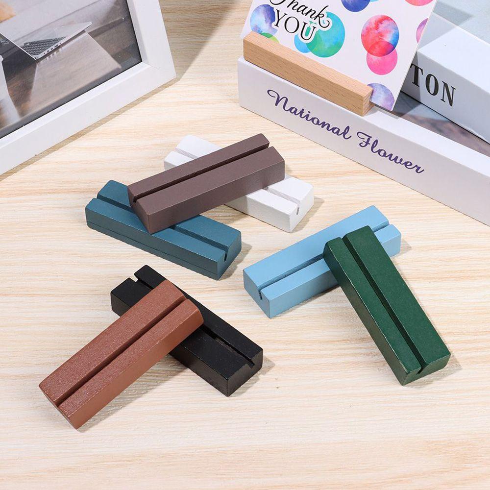 Giá Đỡ Kẹp Giấy Phẳng Nhiều Màu Sắc Sắp Xếp Gọn Gàng Để Bàn Trang Trí