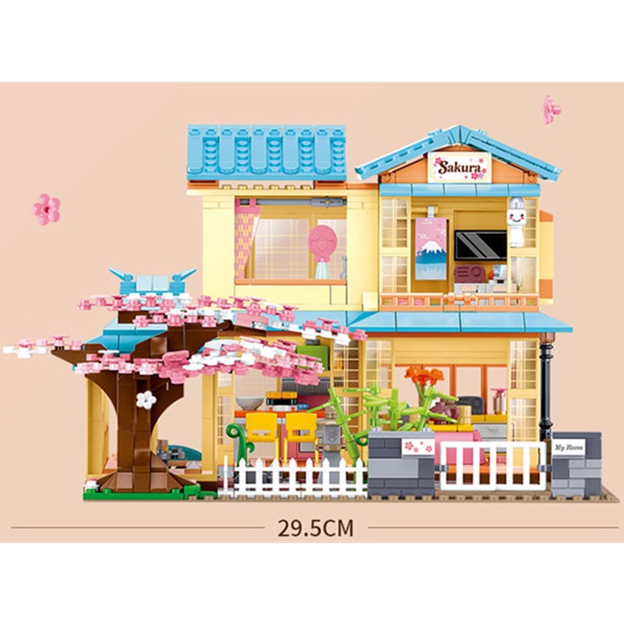 SLUBAN Bộ Đồ Chơi Lắp Ráp  Phong Cách Đường Phố Dành Cho Bé