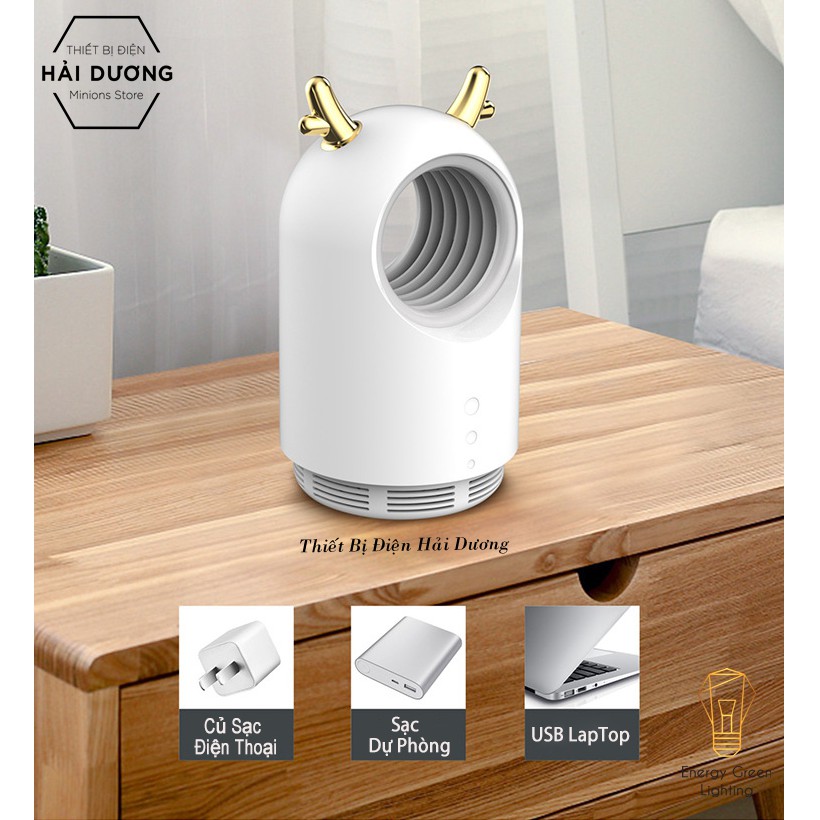 Đèn bắt muỗi thông minh phong cách sừng hươu dễ thương BM-169