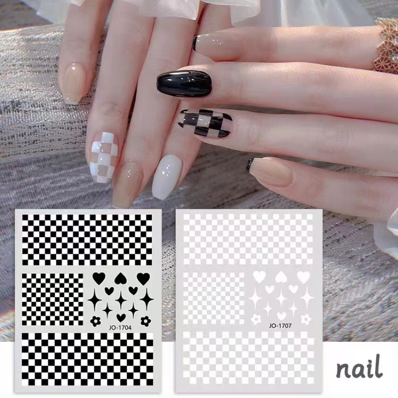Sticker dán mẫu 3d dán móng tay nail
