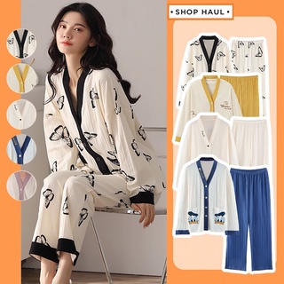 Đồ ngủ in hình vịt - gấu - trơn Shop Haul - DN-GA1