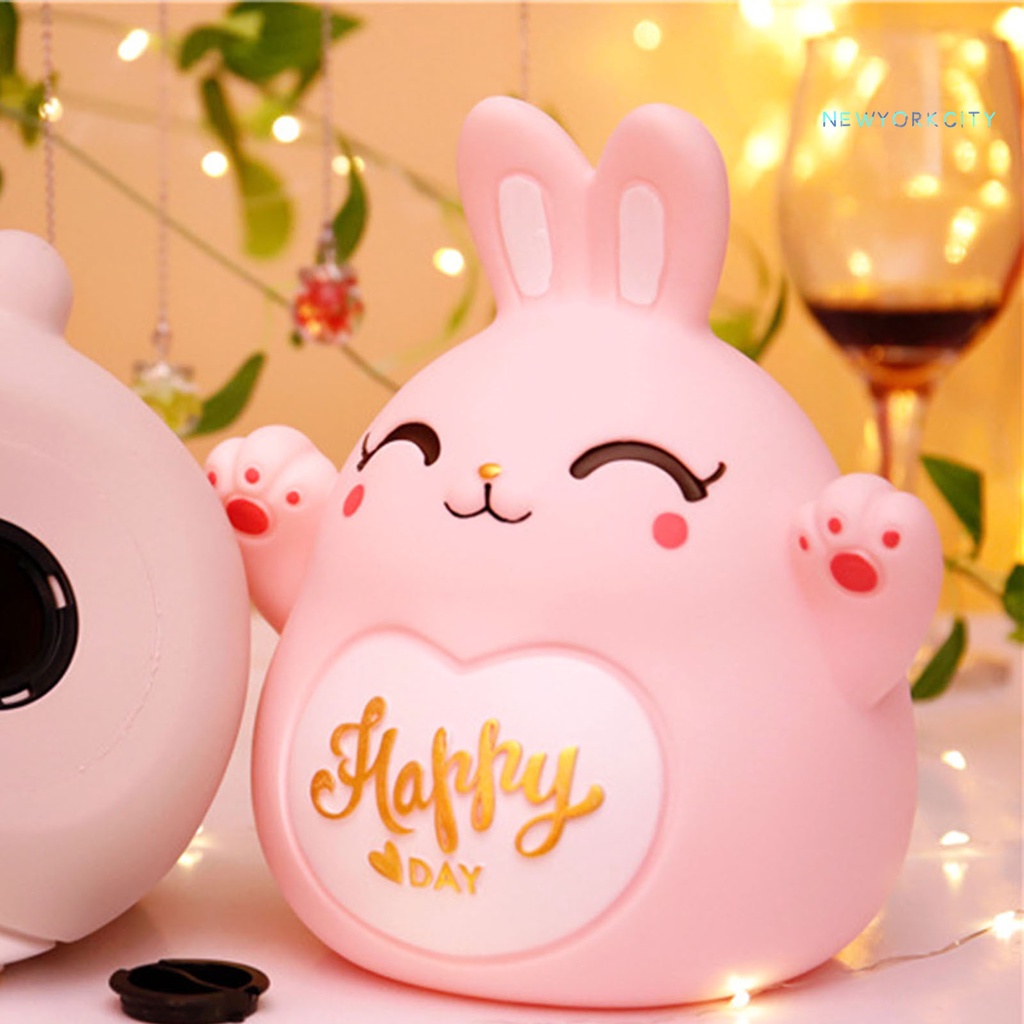 Hộp Tiết Kiệm Tiền Hình Thỏ Hoạt Hình Trọng Lượng Nhẹ Trang Trí Giáng Sinh Cho Trẻ Em