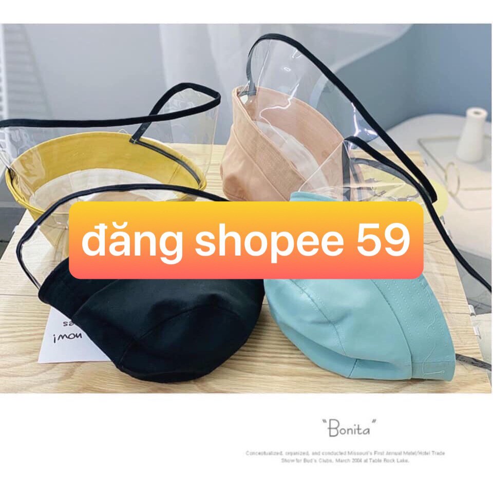 Mũ có lớp che gió, bụi bẩn cho bé yêu