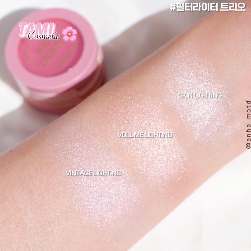 PHẤN BẮT SÁNG INNISFREE LIGHER TRIO HIGHLIGHTER ( VINTAGE FILTER EDITION ) | BigBuy360 - bigbuy360.vn