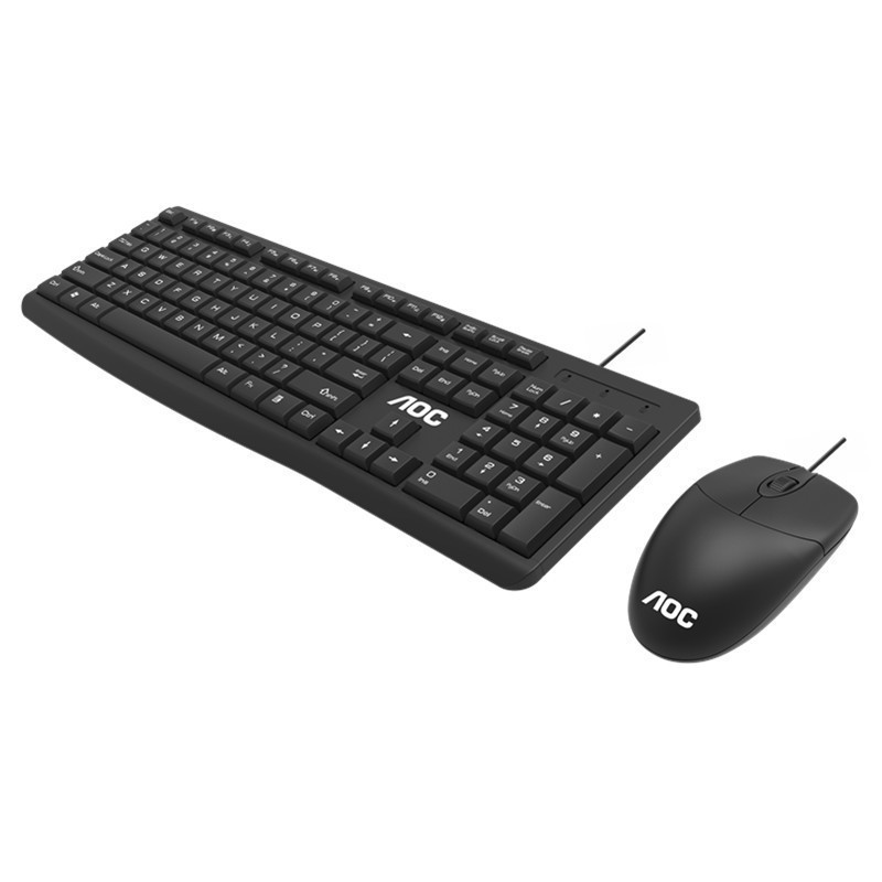 Bàn Phím Máy Tính AOC, Combo Bàn phím và Chuột AOC có dây Chống Nước, Hàng Chính Hãng | BigBuy360 - bigbuy360.vn
