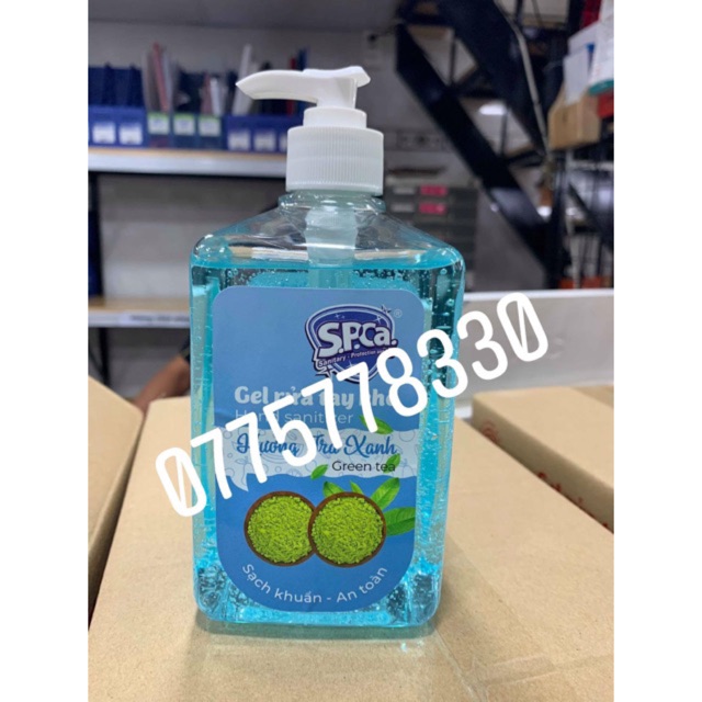 GEL RỬA TAY DIỆT KHUẨN SPCA 600ml và 250ml