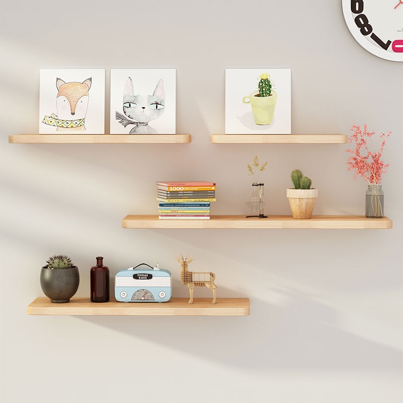 Kệ treo tường VIVUDECOR KT01 100% gỗ thông NewZealand