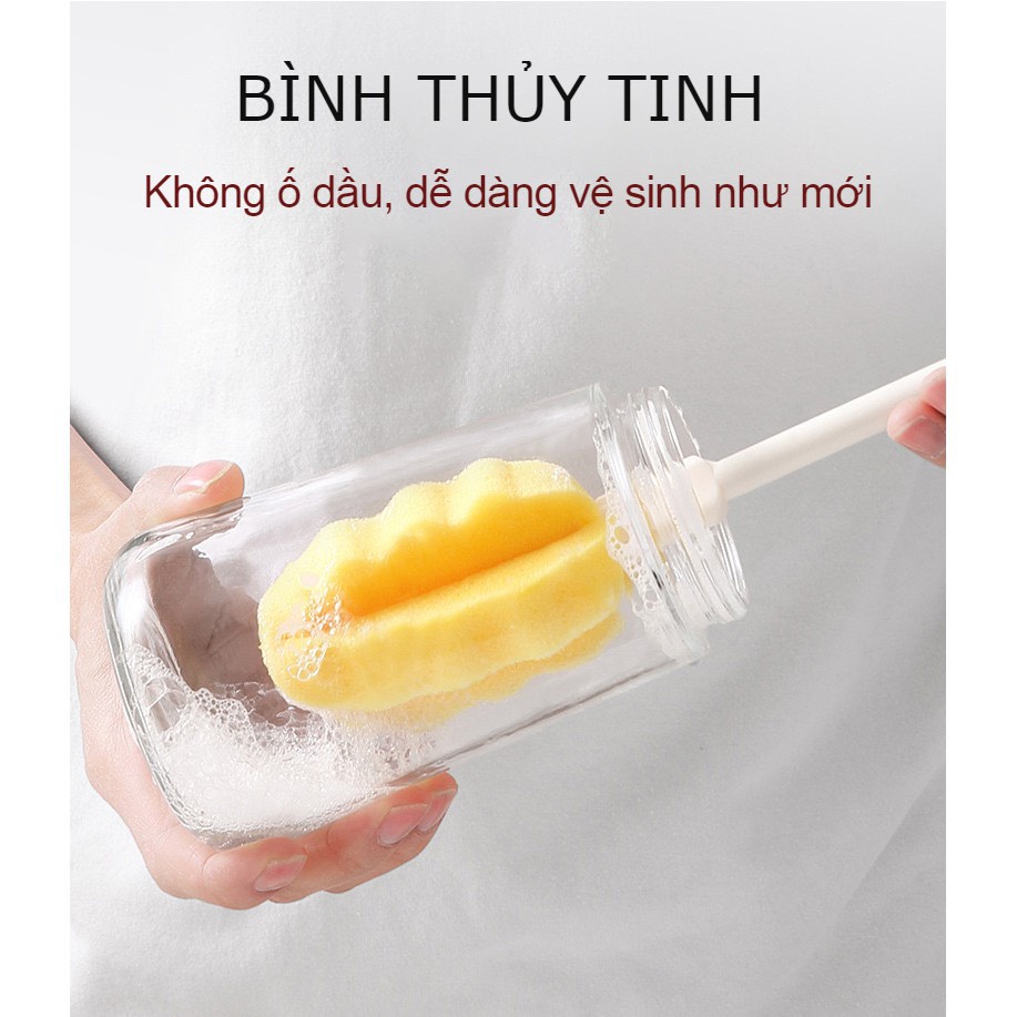 Bình Đựng Dầu Ăn Bằng Thủy Tinh Dung Tích 1000ML Dày Dặn, Nắp Đóng Mở Tự Động Kèm Vòi Rót Dầu Inox 304 Hàng Chất Lượng