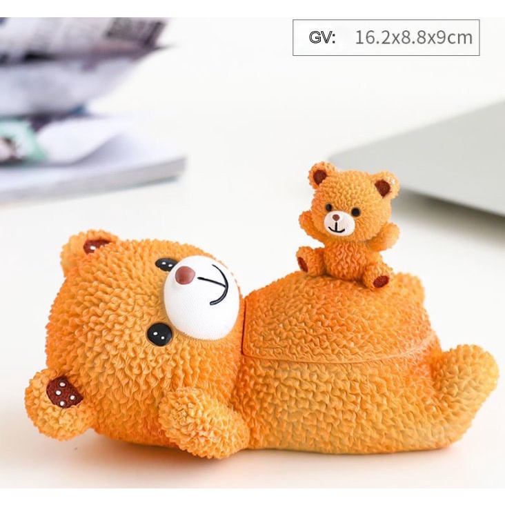 Gạt Tàn Thuốc Lá Hình Thú cao cấp siêu bền, tiện dụng, làm vật trang trí xinh xắn