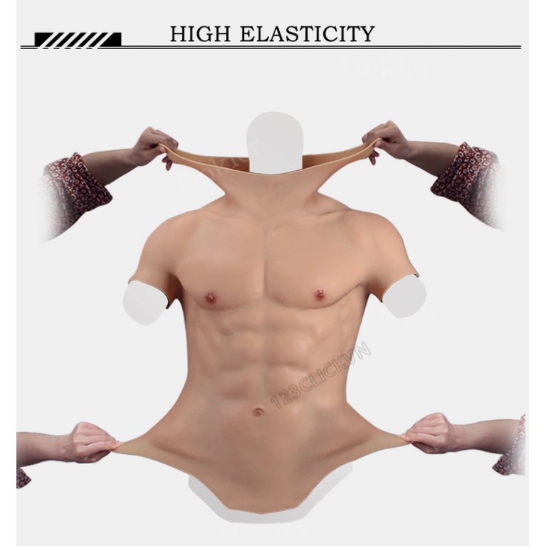 ◘Bods Body suits cao cấp 6 múi silicone cosplay