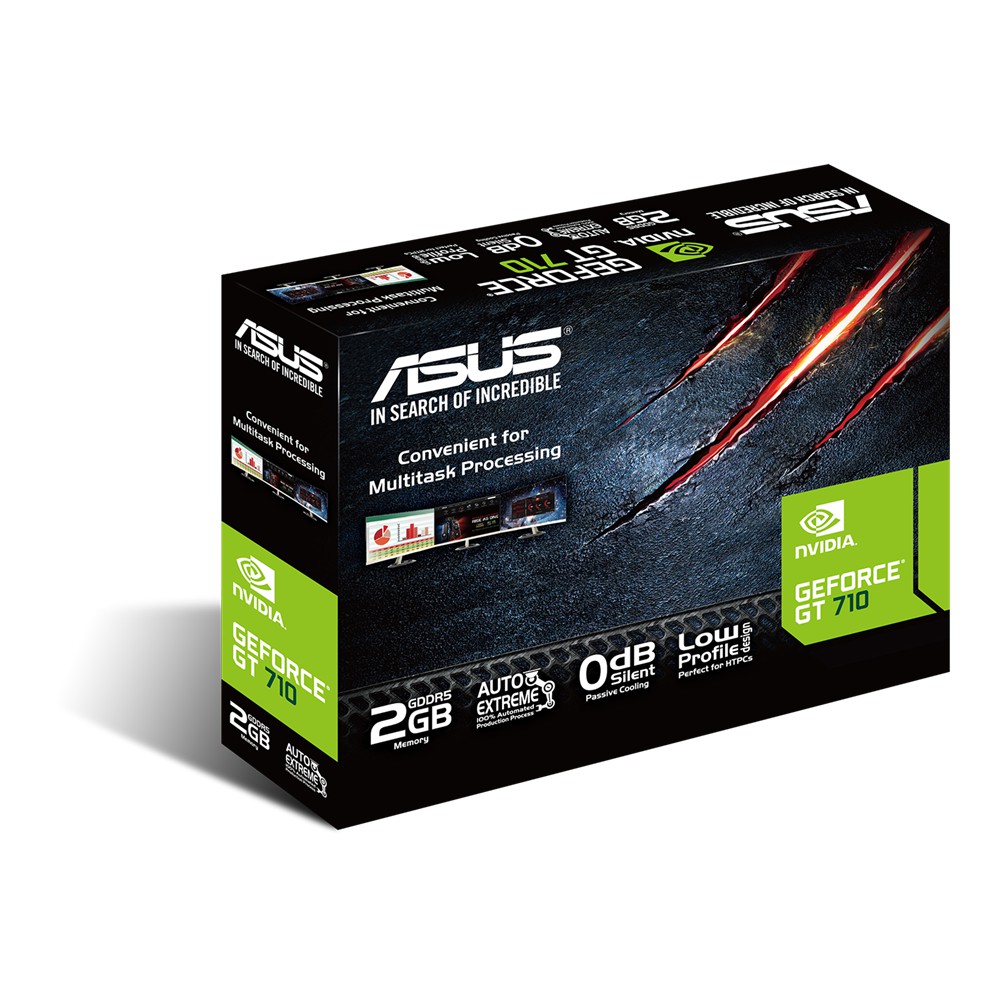 Cạc Màn Hình ASUS GT710 2GB DDR [Chính Hãng Có FE Dành Cho ITX,...]