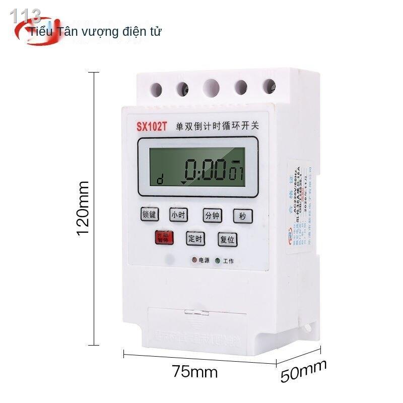 [bán chạy]Xinwang SX102T bộ điều khiển chu kỳ đếm ngược đơn và đôi lần thứ hai thông minh chuyển đổi thời gian bơm 220V