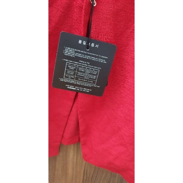 Áo vest đỏ Xuất Hàn mỏng nhẹ