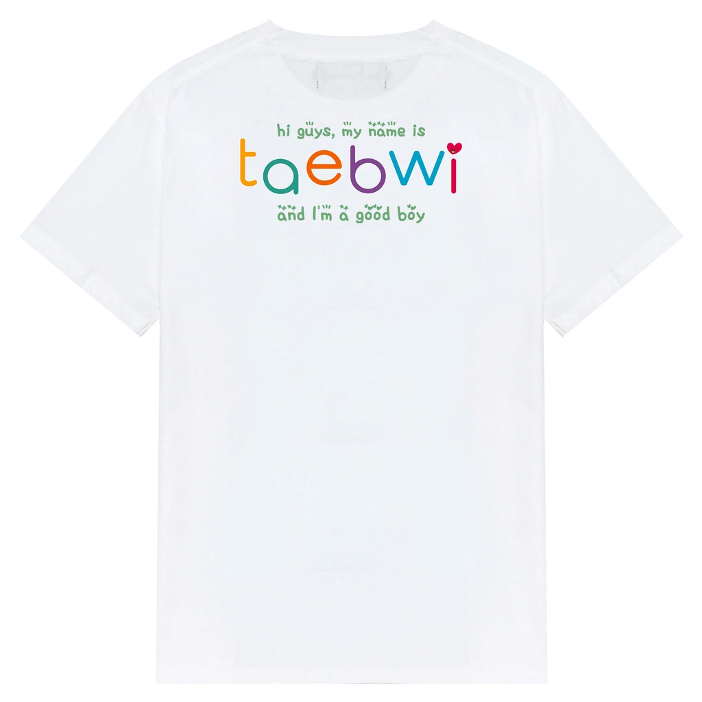 TAEBWI TEE - Áo thun unisex oversize 2 màu đen/trắng