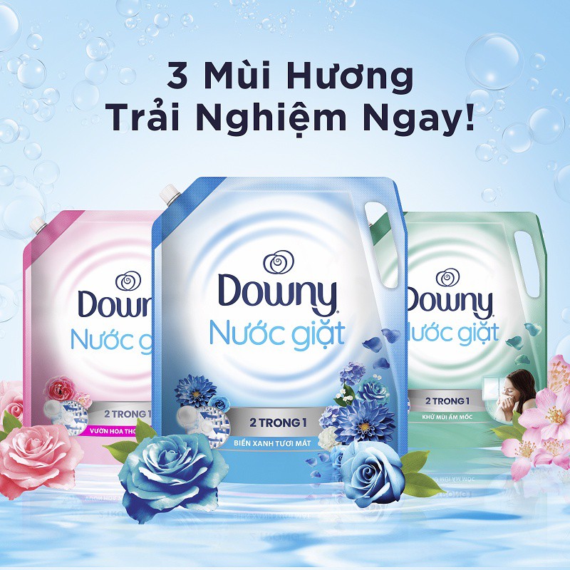 [HC GIFT] Nước giặt Downy 2 trong 1 mùi ngẫu nhiên túi 600ml