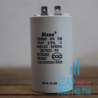 Tụ điện dianz cbb60 18uf/450vac