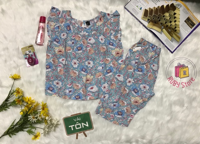 👚👖 Đồ bộ xuất khẩu 👚👖đồ lửng vải tôn vải lanh (ảnh shop tự chụp) | BigBuy360 - bigbuy360.vn