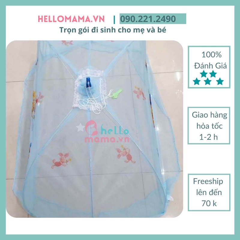 MÀN CHỤP/MÙNG CHỤP CHO BÉ⚡️FREESHIP⚡️-Chống muỗi, gấp gọn thiện lợi