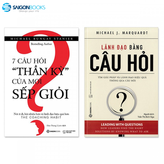SÁCH - Combo 2 cuốn: Lãnh Đạo Bằng Câu Hỏi + 7 Câu Hỏi "Thần Kỳ" Của Mọi Sếp Giỏi
