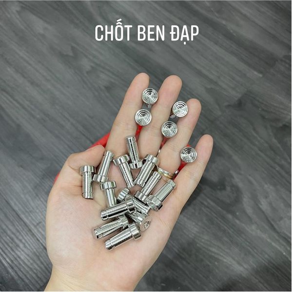 Chốt xỏ ben đạp inox 304 lắp ben đạp sau các dòng xe trên thị trường