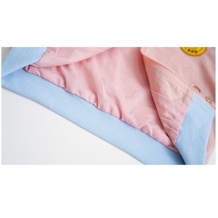 [Babycat] Hàng Có Sẵn Áo Khoác Bóng Chày Phong Cách Hàn Quốc Nhật Bản Thời Trang Xuân Thu Cho Bé Gái