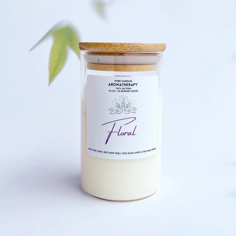 {MẪU MỚI} Nến Thơm Pure candle hương floral