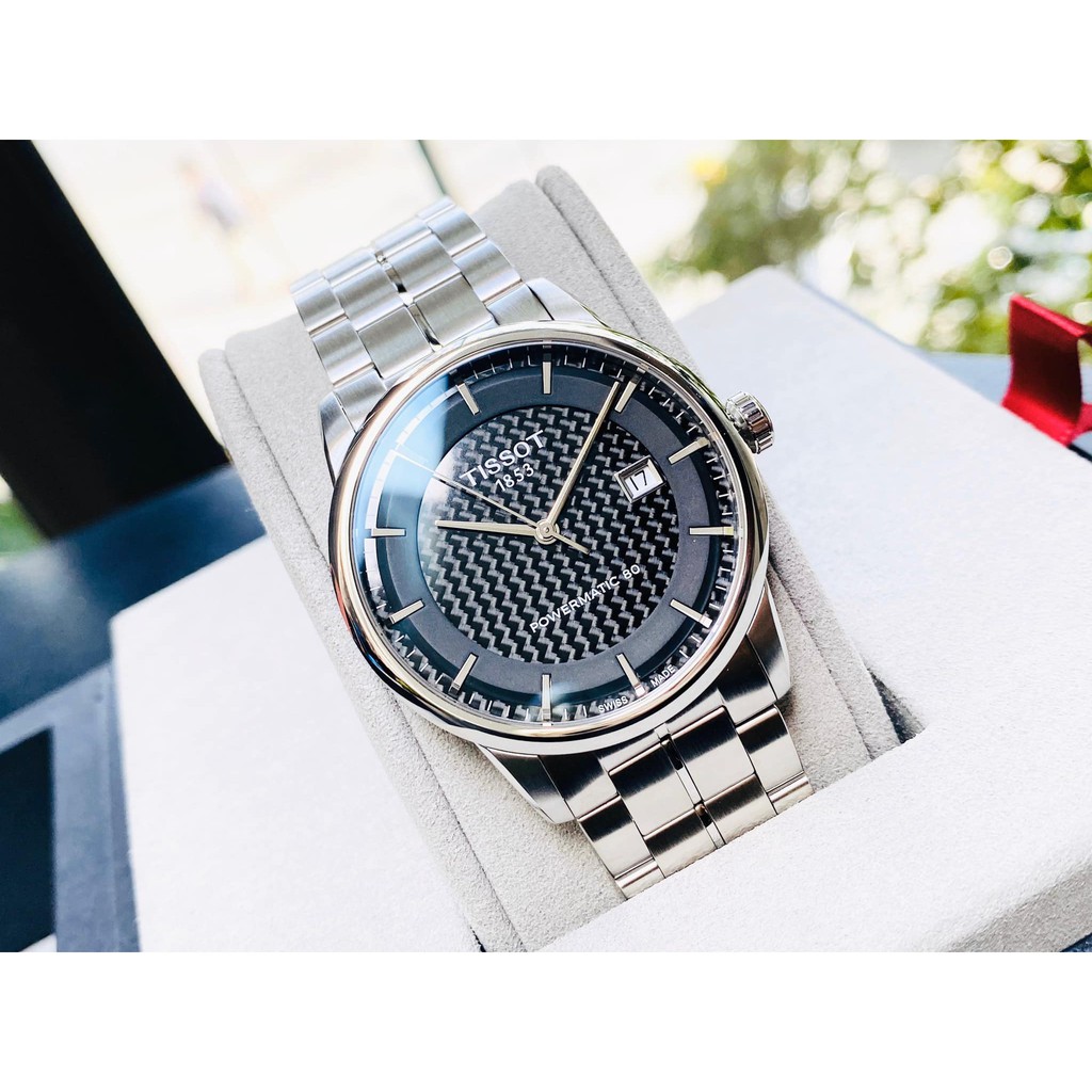 Đồng hồ nam Tissot Luxury Powermatic 80 Đen T086.407.11.201.02 - Mặt đen sang trọng