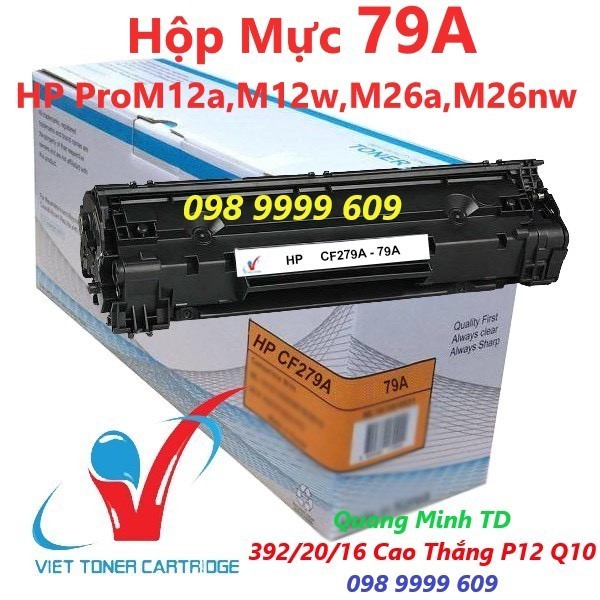 Hộp Mực 79A - HP Pro M12a, M12w, M26a, M26nw - Cartridge CF279A [Full Box]