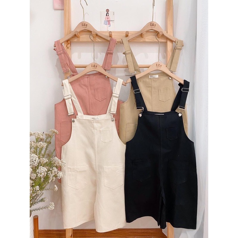 Quần yếm túi nhỏ (ib chọn màu )