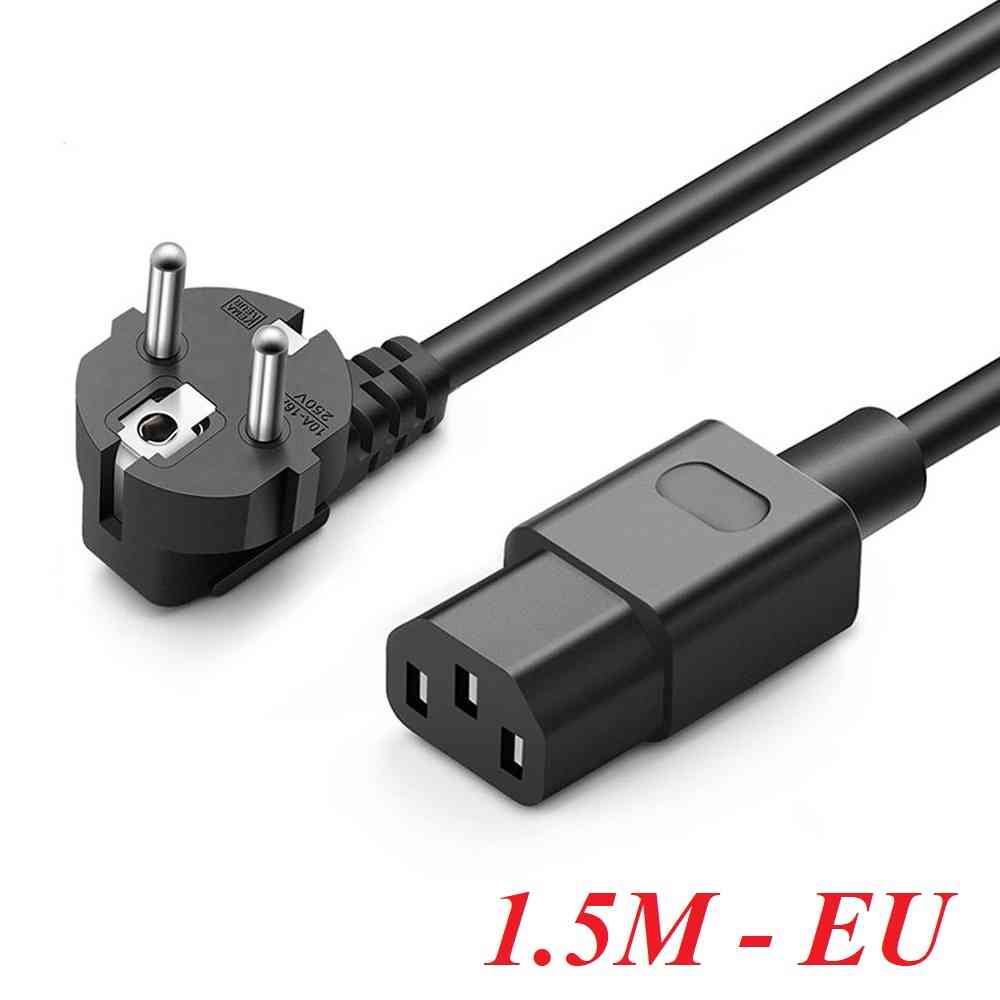 Ugreen 90341 1.5m EU plug 2500w max AC power cable black 220v 10a 3 prong CD288
