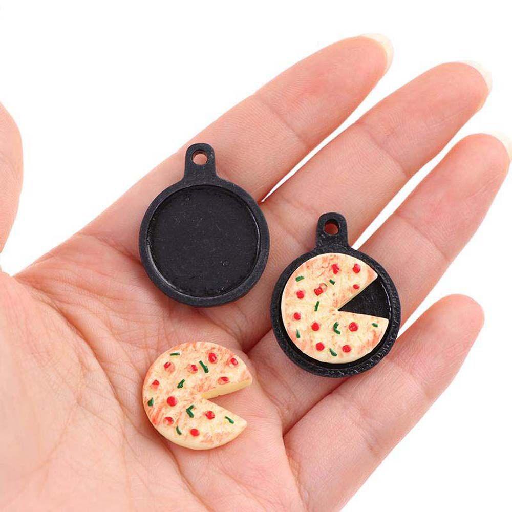 IVORY Mô Hình Đĩa Bánh Pizza Bằng Sắt Tỉ Lệ 1: 12 Độc Đáo Trang Trí Nhà Búp Bê